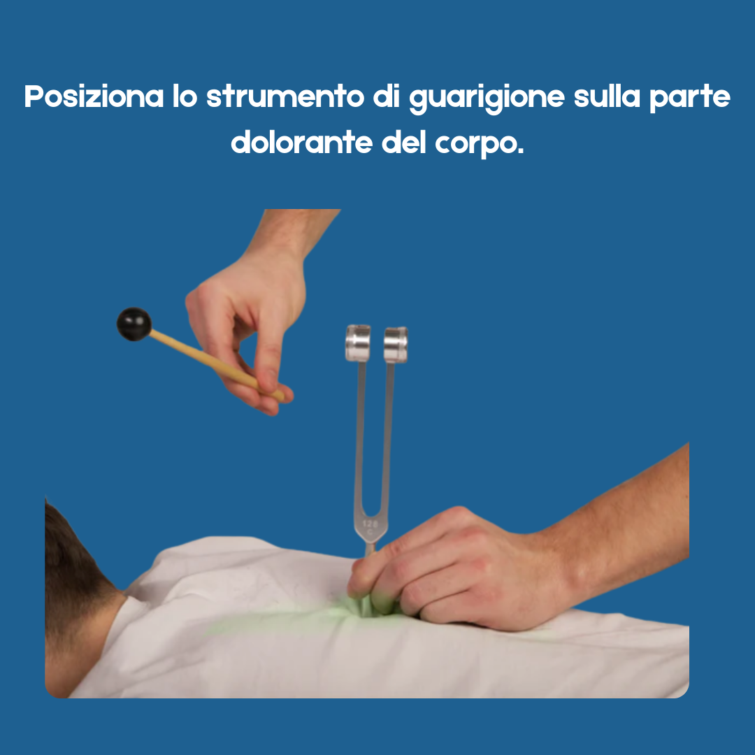 Strumento 128 Hz - Per sollievo da dolori e tensioni in pochi minuti